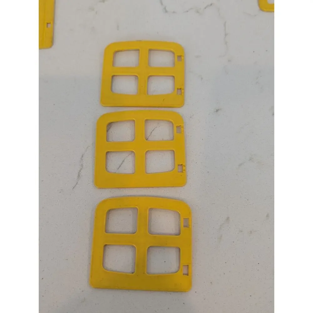 Lego Yellow Doors Different Sizes Replacements 11pc